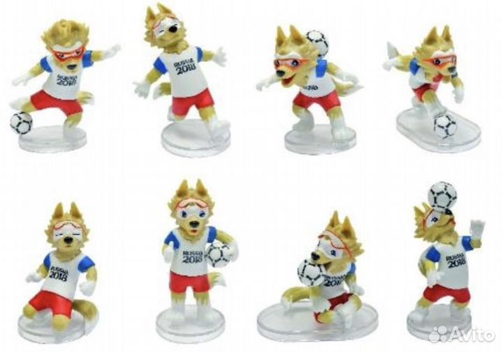 Набор 8 Фигурок Забивака. Чемпионат мира 2018