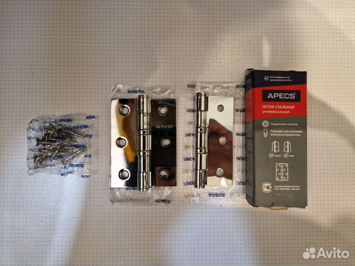 Петли универсальные 80*60-B2-Steel-CR -Хром