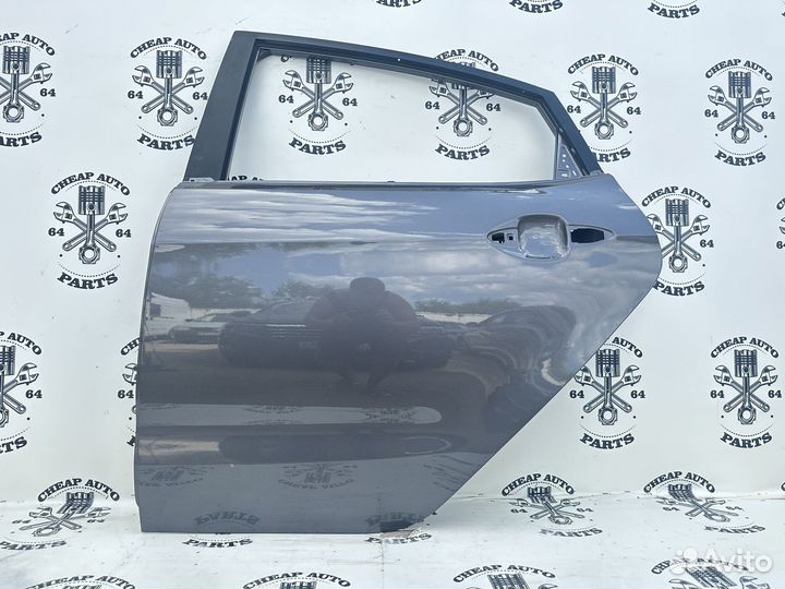 Дверь задняя левая Kia Rio 3 б/у Оригинал Серый