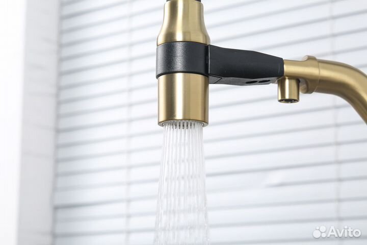 Смеситель для кухни G4398-83 с гибким изливом филь