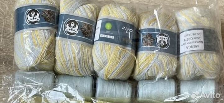 Пряжа пух норки