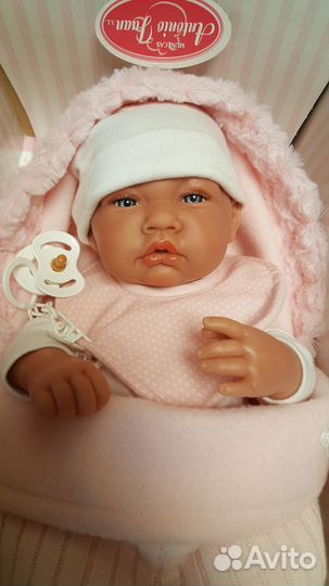 Кукла младенец Сильвия 42 см Munecas Antonio Juan