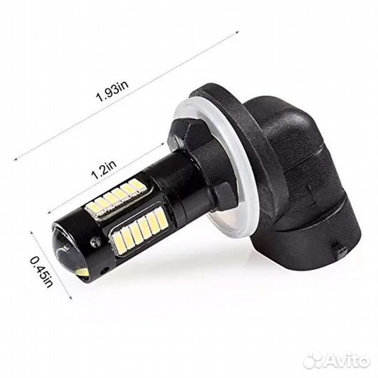 Лед лампы Н27/881 (белый) 2 шт