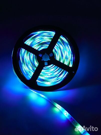 Светодиодная лента RGB комплект 5м