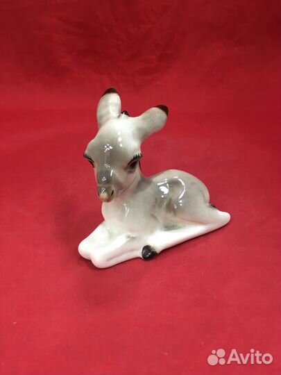 Статуэтка лфз СССР Ослик фарфор