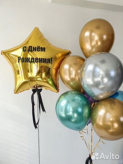 Воздушные шары с гелием. Доставка 24/7