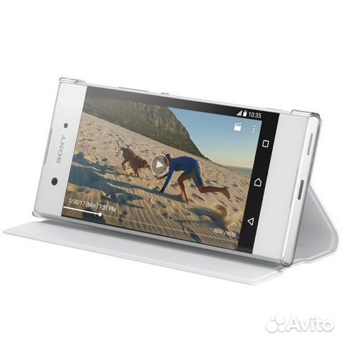Оригинальный Чехол-книжка Sony Xperia XA1 (Белый)