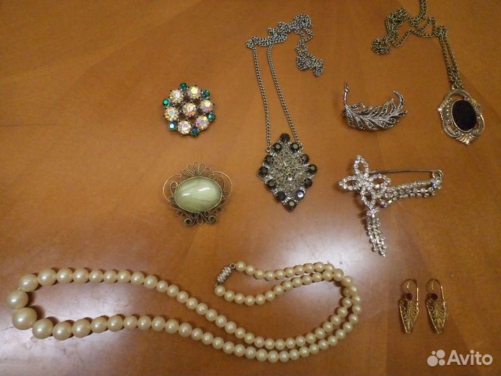 Броши и бусы СССР Чехословакия