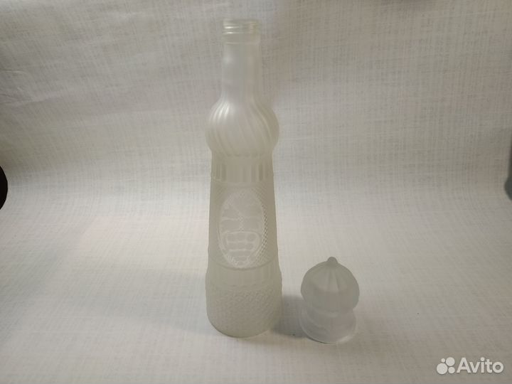 Штоф-бутылка с крышкой стопкой/ Гусь хрустальный