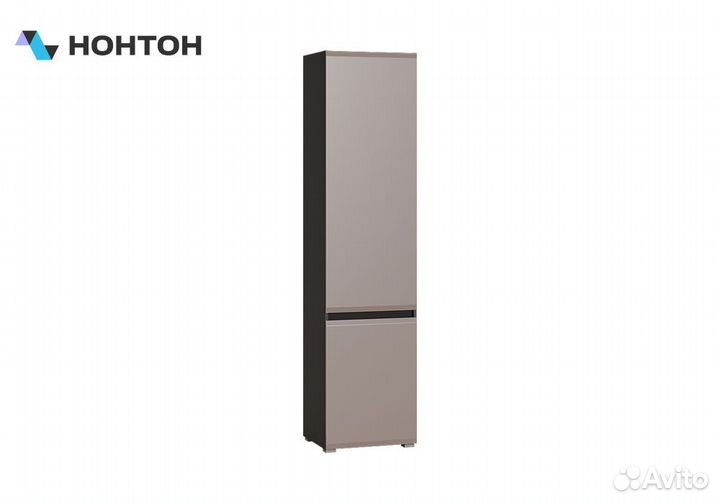 Шкаф Сидней 13.200 антрацит / веллюто капучино