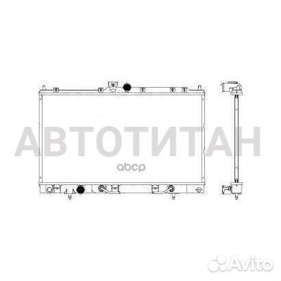 Радиатор mitsubishi lancer 02-12 33211007