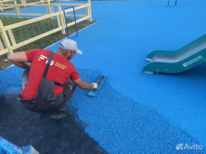 Покрытие из резиновой крошки