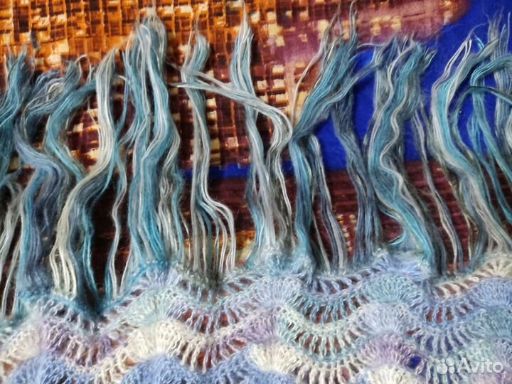 Шарф палантин ручная работа