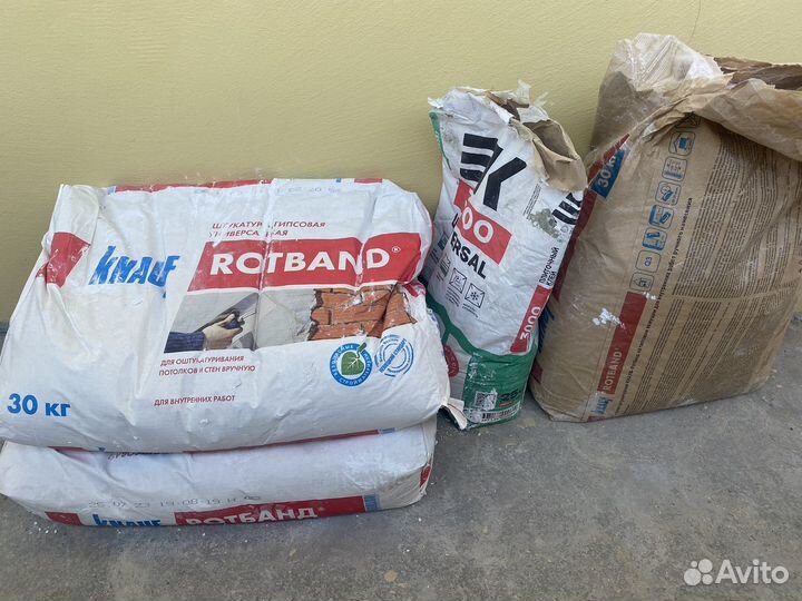 Гипсовая штукатурка ротбанд