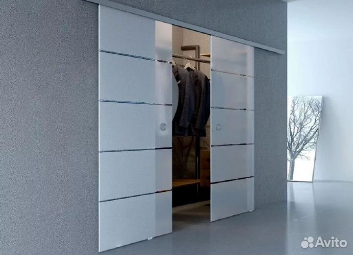 Дверь стеклянная межкомнатная