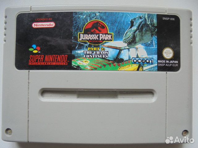 Super Nintendo Jurassic Park 2