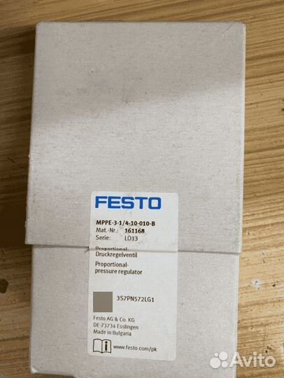 1Шт новый festo mppe-3-1/4-10-010-B 161168 пропорциональный регулятор давления