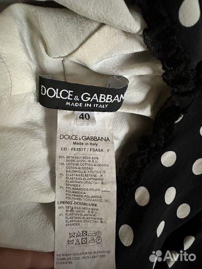 Dolce gabbana платье