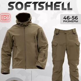 Мужской тактический костюм Shark Skin SoftShell