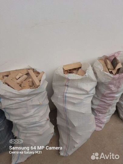 Дрова сухие в мешках бук (чинар)