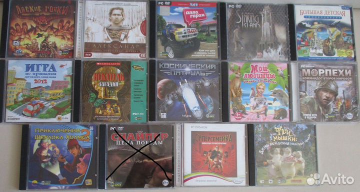Игры на CD\DVD (Бука, Новый Диск, Руссобит-М)