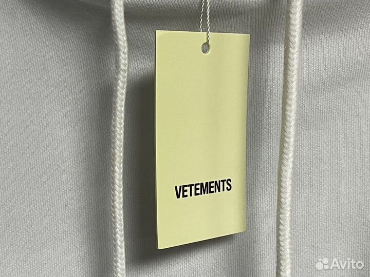 Худи Vetements My Name Is Vetements White