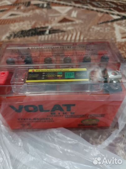 Гелевый мото аккумулятор с индикатором AGM 12В 7Ач