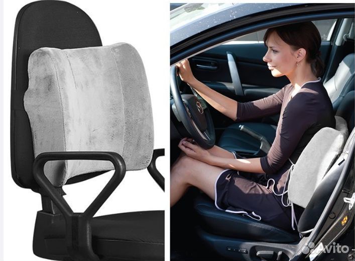 Анатомическая подушка для спинки стула/кресла/авто