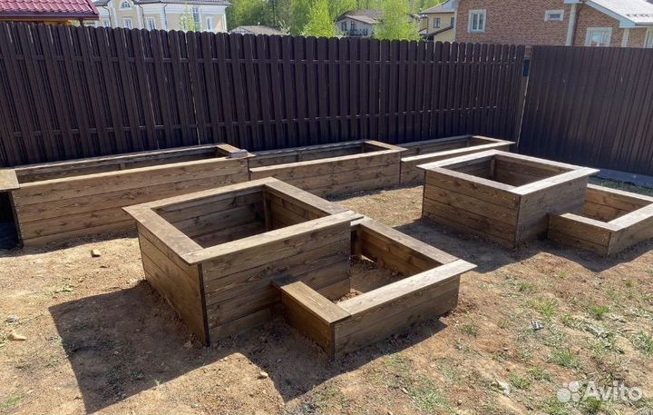 Грядки деревянные для растений