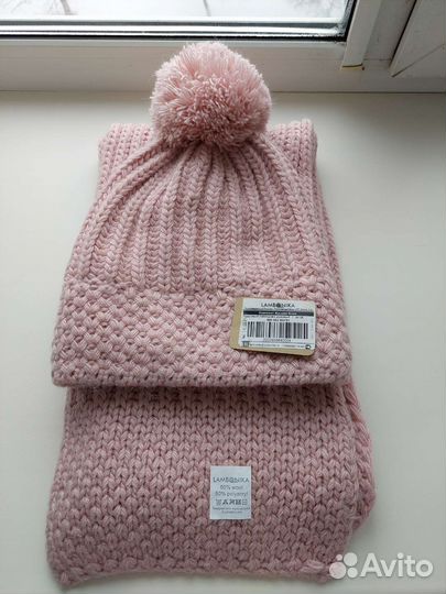 Комплект шапка и шарф