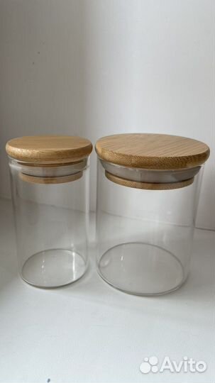 Набор стеклянных банок