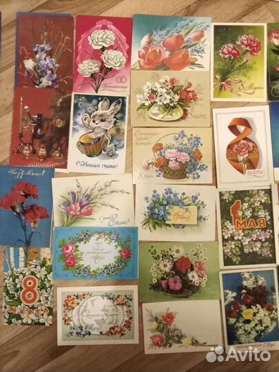 Открытки и Конверты почтовые СССР