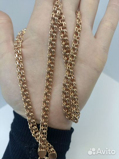 Золотая цепь 55см. Арт.16
