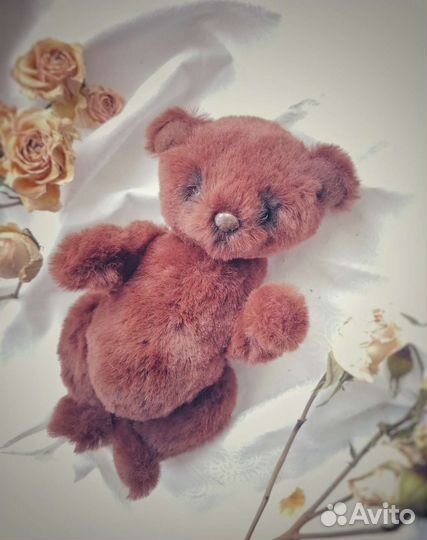 Игрушка ручной работы мишка тедди