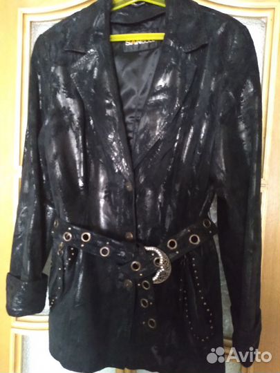 Куртка натур.кожа с опушкой и пиджак натур.кожа