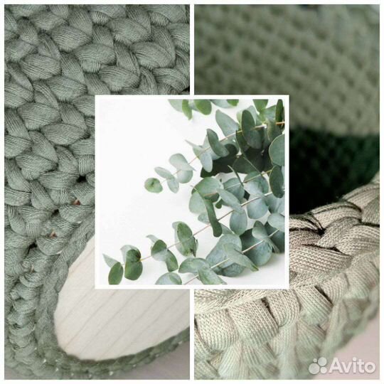 Новая Корзина интерьерная органайзер Эвкалипт