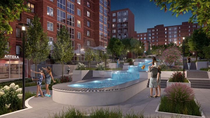 1-к. квартира, 36 м², 9/9 эт.