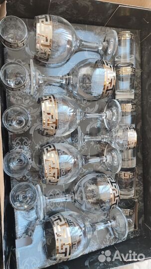 Набор бокалов, рюмок,стопок