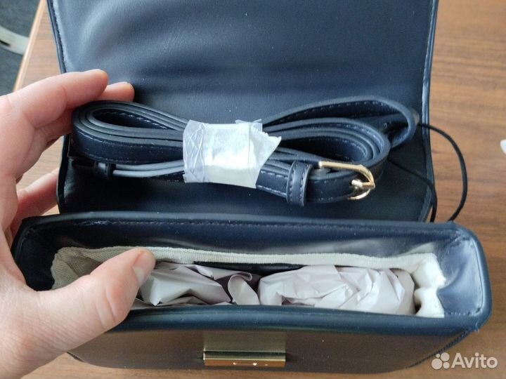 Сумка mango натуральная кожа