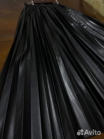 Кожаная юбка