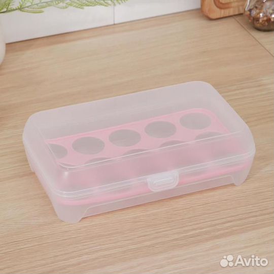 Контейнер для хранения яиц, 2414,57 см, 15 ячеек