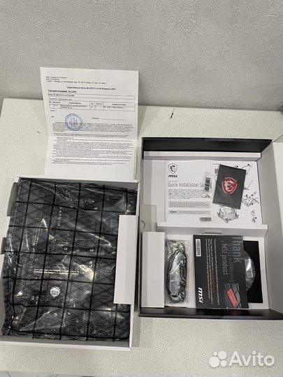 MSI MPG B550 gaming plus (гарантия)