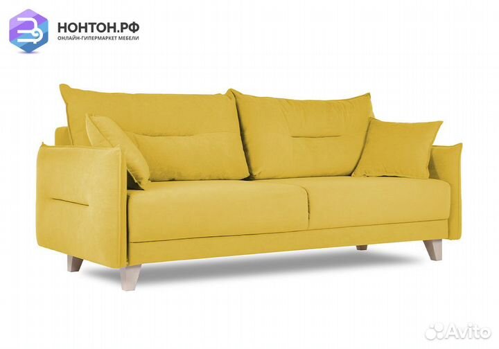 Диван пантограф Велс жёлтый