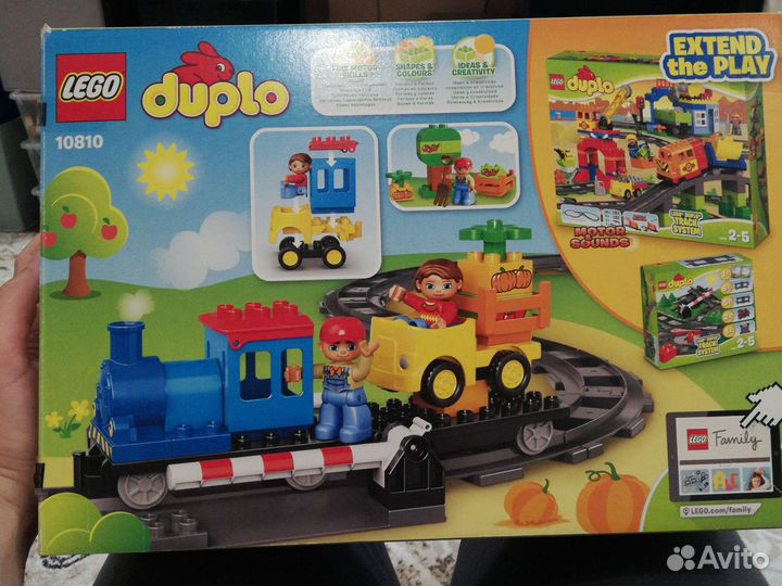 Lego duplo железная дорога 10810