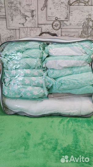 Бортики на детскую кроватку