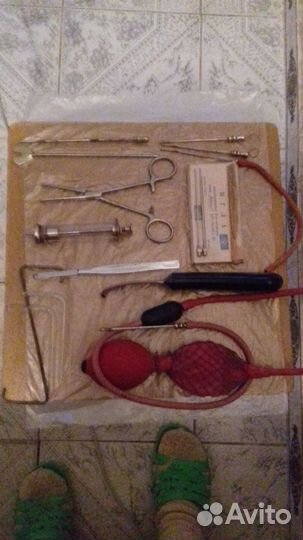 Молочный катетер Нож для копыт Вет/инстр СССР