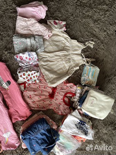 Одежда для девочки пакетом 62-74