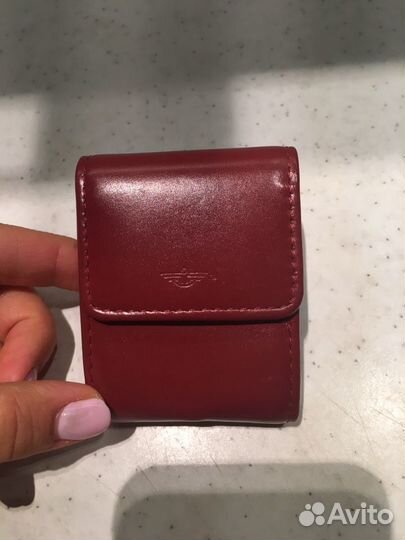 Кожаный футляр для линз