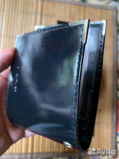 Обложка с окошком для удостоверения кожа