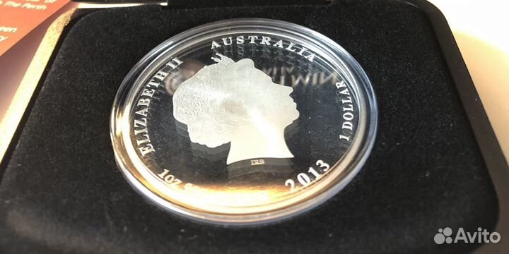 Лунар 1 AUD серебро год змеи